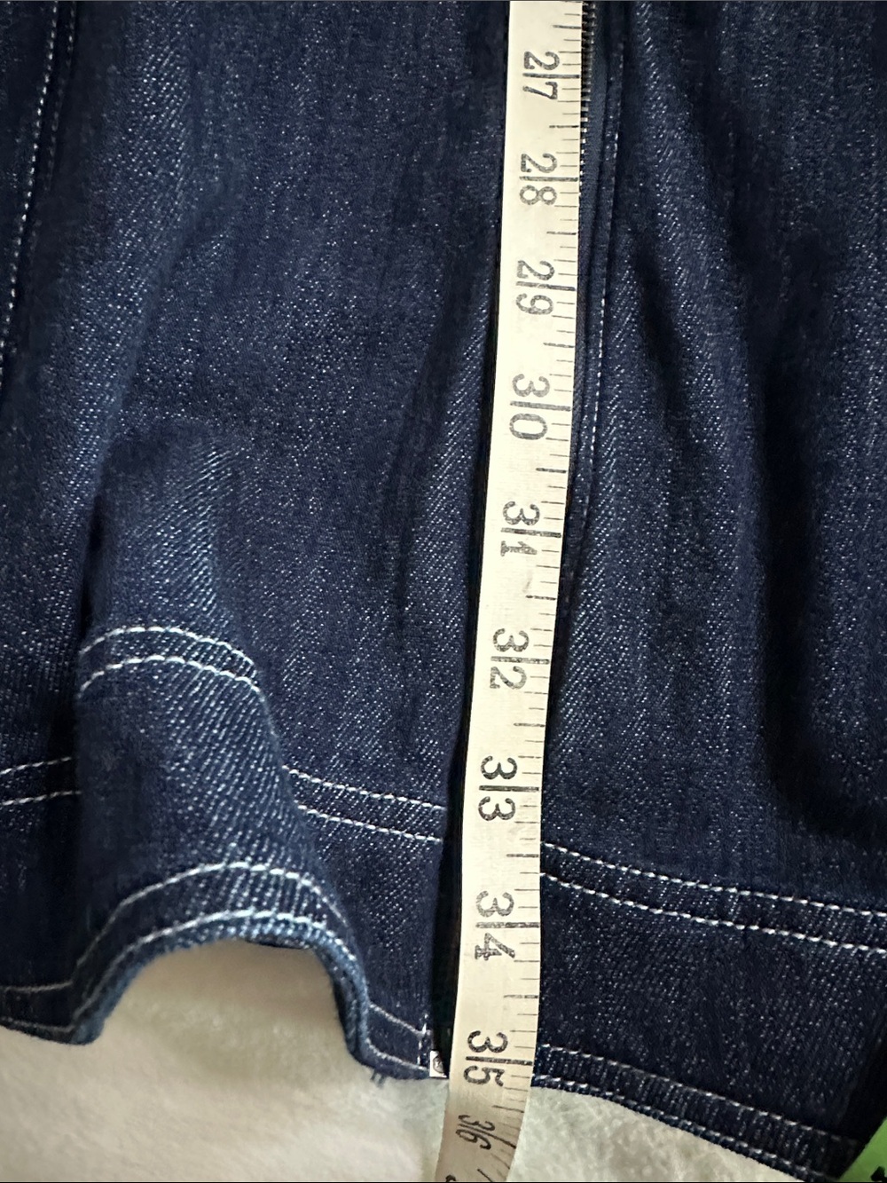 Pilcro Puff-sleeve Denim Mini Dress In Blue Size XL - Picture 8 of 8